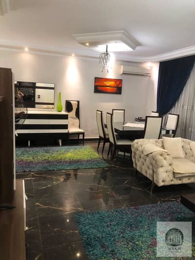 Duplex for sale in Al Banafseg 1 Villas, 450m² + 150m² garden, ultra-modern finishing, garden view