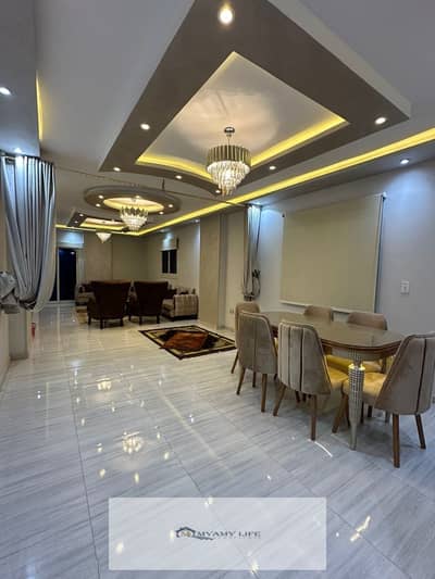 For sale an apartment 185m furnished with furniture and appliances