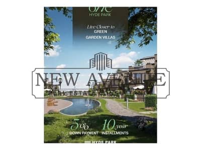 Landscape View Apartment with Installments over 10 Years in One Hyde Park Near AUC New Cairo