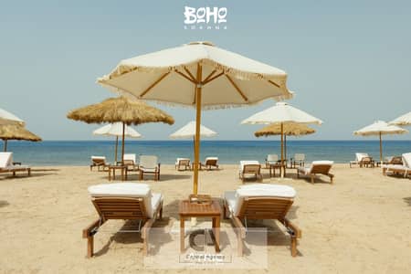 Chalet for sale ready to move fully finished in Ain Sokhna minutes from Porto Sokhna with a 30% cash discount or 10% down payment | Boho