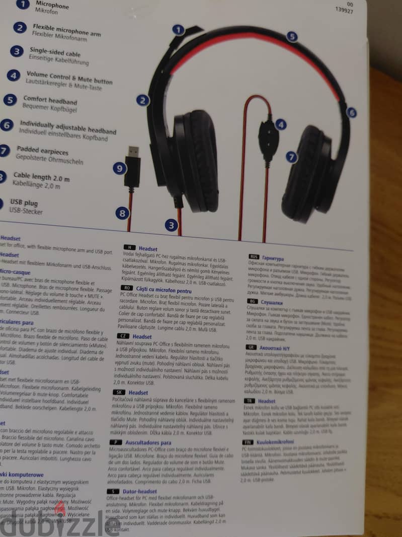 Hama HS-USB400 Stereo USB Office Headset 2