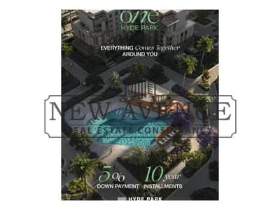 Duplex with Lowest Downpayment and Easy Installments Open View Landscape in One Hyde Park Near AUC New Cairo