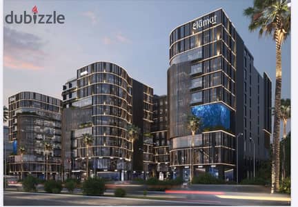 55m hotel-style studio for sale at Alamat Town Mall, Central Axis 6th October 1%down payment installments up to10years Prime investment opportunity