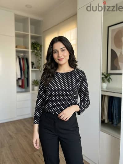 Pointed blouse