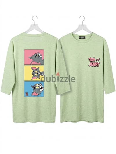 Tom&jerry oversized T_shirt