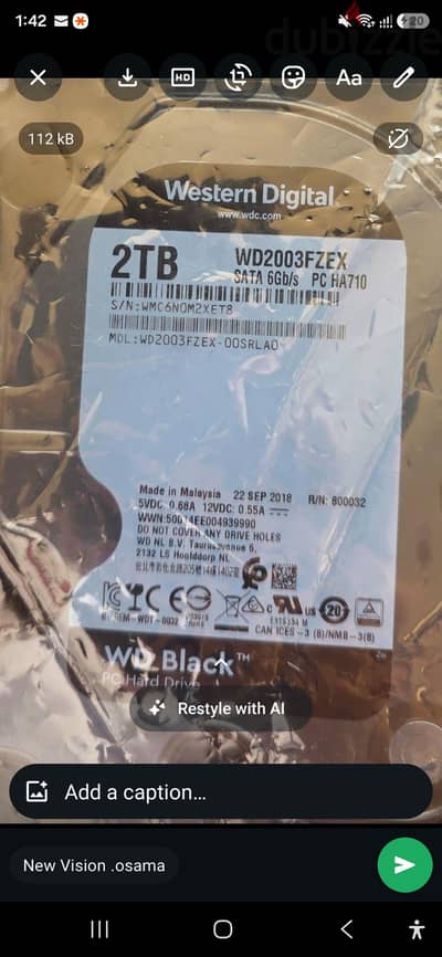 hdd black