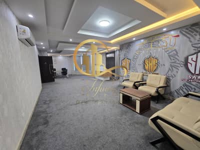 Fully furnished and air-conditioned office for rent, licensed, Zahra Al-Maadi