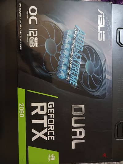 ASUS RTX 2060 12GB WITH BOX كرت شاشة GPU