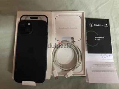 NEW iPhone 15 battery 100% خالص الضريبة + tradeline ضمان سنة و نصف