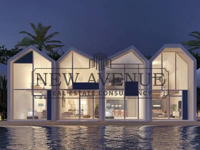 للبيع وحدة "لوفت" (Loft) مشطبة ومفروشة بالكامل، تتمتع بإطلالة بانورامية على البحر والاجون  في مشروع "فوكا باي" بالساحل الشمالي، من تطوير شركه تطويرمصر