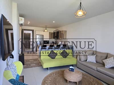 شاليه كامل التشطيب و مفروش بالتكييفات مطل مباشرة على البحيرة للبيع في فوكا باى نورث كوست Fouka Bay North Coast من تطوير شركة تطوير مصر