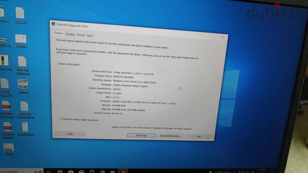 Dell G3 3500 Core i5 3