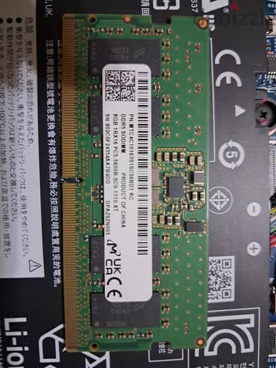 Ram ddr5 8 GB 5600 MGz Micron