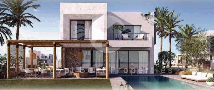 فيلا للبيع في مصيف راس الحكمه متشطب بالكامل من البيت علي اللاجون 5 دقائق للبحر