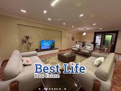182 SQM Luxury First-Use Apartment for Rent in Rehab 2 | Brand-New Furniture & Appliances | Garden View | North-Facing | 3 Bedrooms | Near Eastern Mar
