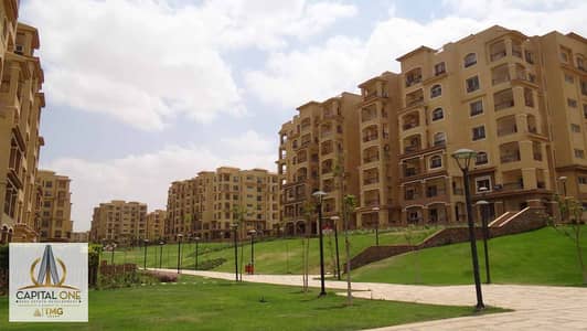 For Rent in Madinaty B1: 140 sqm, 3 bedrooms, 2 bathrooms, garden view, 4th floor, company finishing, new rental law.
