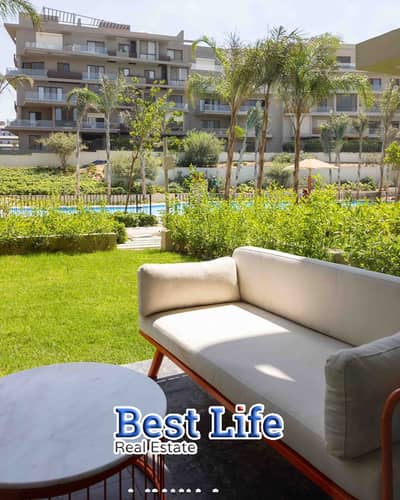 Luxury Hotel-Style Studio with Private Garden for Rent in Villette – Fifth Settlement | Direct Pool View | Fully Furnished | All-Inclusive Services