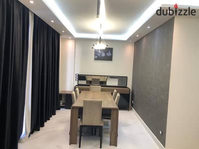 Apartment with a garden and swimming pool for rent in Lake View Residence compound
