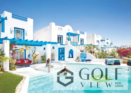 For sale: a 125 m² 3-bedroom chalet in Mountain View, Ras Al-Hikma, Ivia Prime phase—a prime location in the heart of the phase with a direct view of