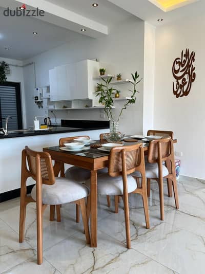 Fully furnished apartment for rent first time use with a lake view in the Lake View Residence compound