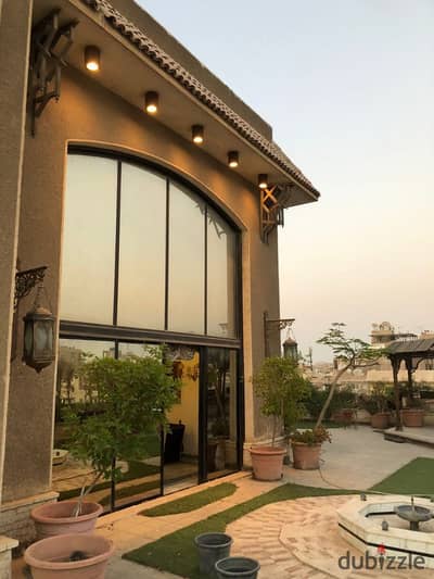 Furnished duplex apartment in Nasr City, 55 square meters.