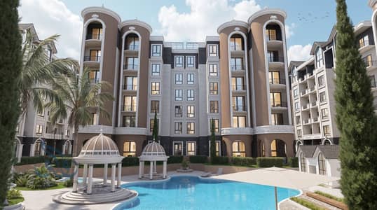 Own your apartment at LA COURBE Compound in a prime location on Al Wahat Road—with a 10% discount.