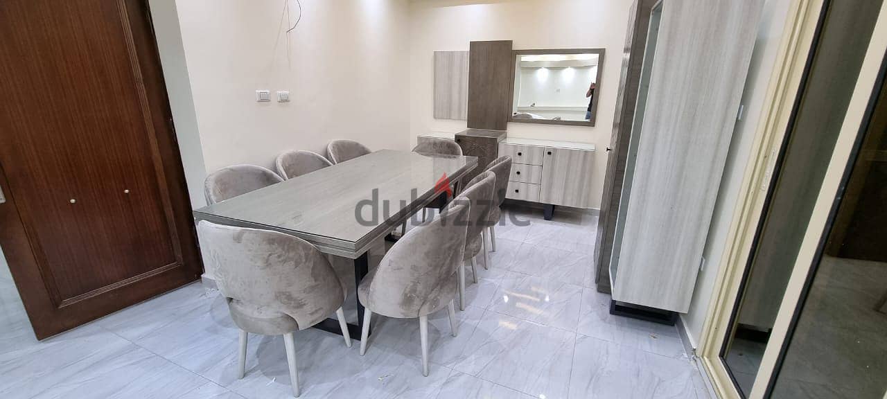 8 Chairs Dining Table + Buffet 1