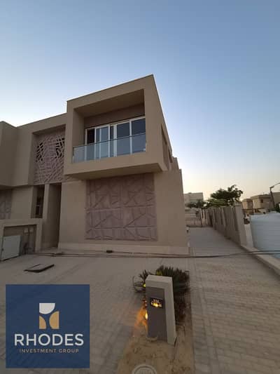 Resala stunning Twin House prime location north face & view LandScape 234 sqm ready for viewing in compound Badya Palm Hills October