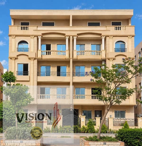 Apartment for sale directly from the owner, ready for immediate handover; 213 sqm; located in Al-Shorouk City, near Madinaty.