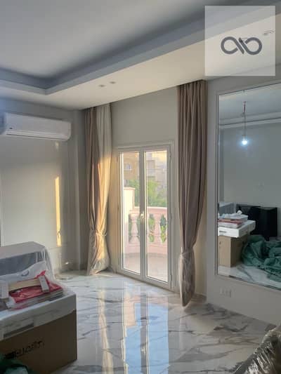 Special apartment for sale in a villa in South Academy, location: First Settlement – South Academy, near the Northern 90th Street, Cairo Festival City, and a mosque.