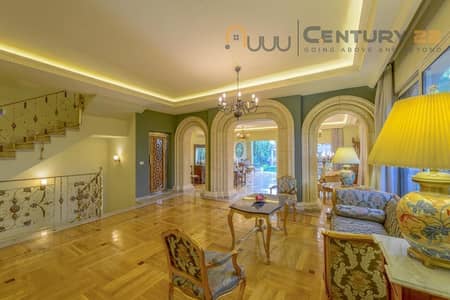 Own now a Fully Furnished with ac's -Twin House for Sale in El Patio 2 5th settlement Ultra Super Lux Finishing - View landscape - Very prime location