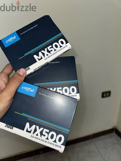 هارد SSD كروشيال MX500 مساحة 250 جيجا