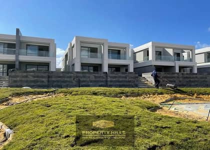 Independent villa with a swimming pool, delivery within a year in Ras El Hikma, first row by the sea with Hydepark at Seashore