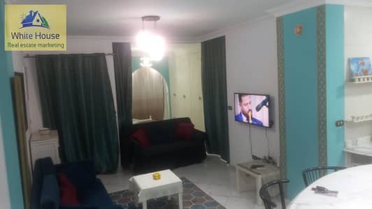 Studio for sale with a private garden in Rehab City, fully furnished with appliances