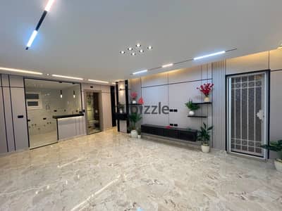 Ground floor apartment with garden for sale in Madinaty, ultra-super deluxe finishing