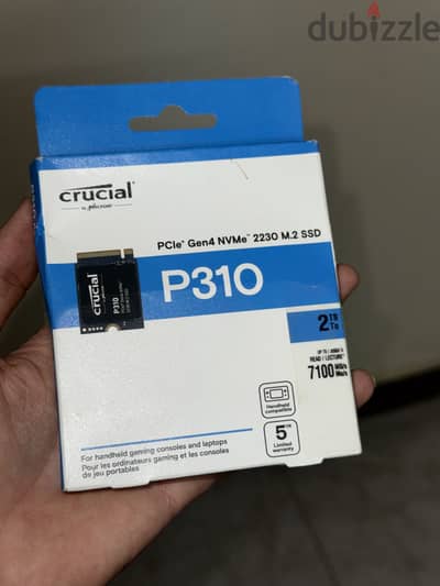 ‎هارد Crucial P310 NVMe M. 2 مساحة 2 تيرا 