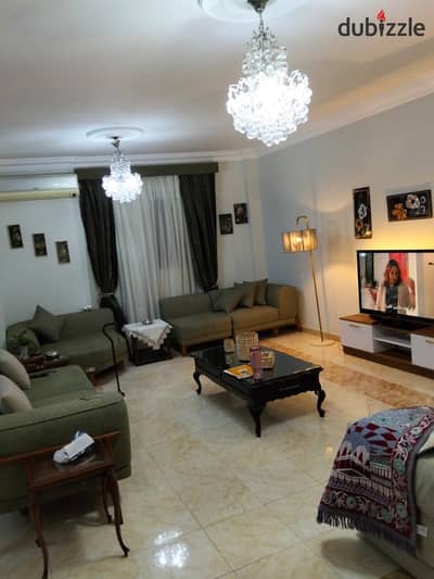 Furnished apartment for rent in first occupancy condition in Al Rehab City -- in phase four