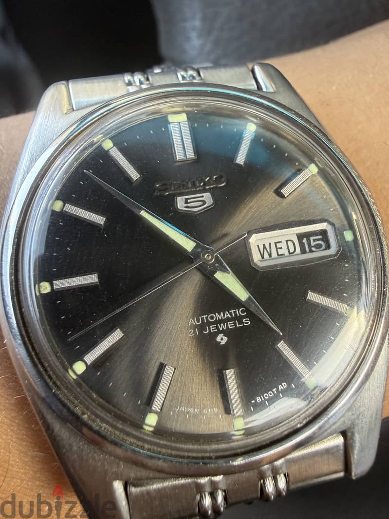Sieko 5 vintage edition 6119 38mm 3