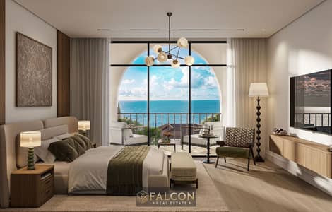 Top Emirati Investment in Egypt sea & Marina Views Chalet in Modon Ras Al Hekma near Almaza Bay & Hacienda West & Silver Sands & Caesar