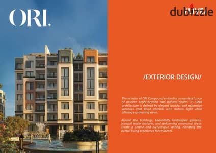 A unique apartment in the Ori Compound project - a prime location in El Sheikh Zayed - delivery after 3 years