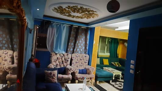 250 sqm apartment for sale on Ibrahim Abdel-Razek Street, near Al-Sad Al-Aali Street and Alf Maskan.