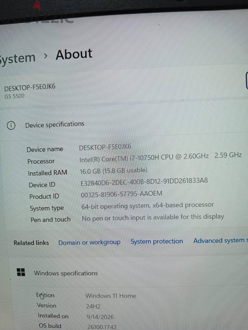 Dell G3 5500 Gaming 2