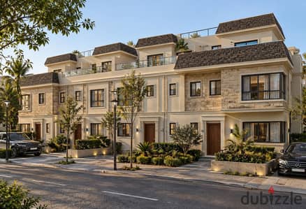 Townhouse Corner 240m with a 125m Garden and a private swimming pool in The Gee New Zayed - 10% down payment and installment over 8 years