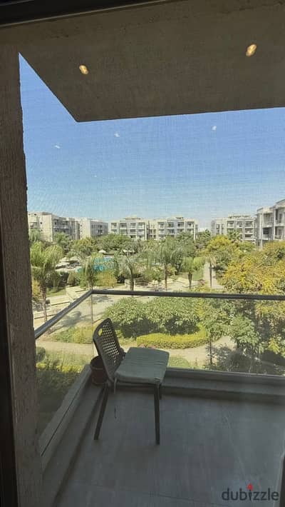 Fully Furnished apartment with pool view for rent under market price ready to move in Compound  Moon Galleria in 5th settlement in new cairo