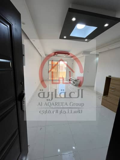 For rent a new law in my city with an area of 96 meters, fifth floor, park view, super lux finishing, required 16000