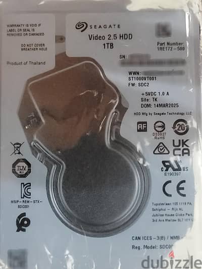 Seagate Video 2.5 HDD 1TB