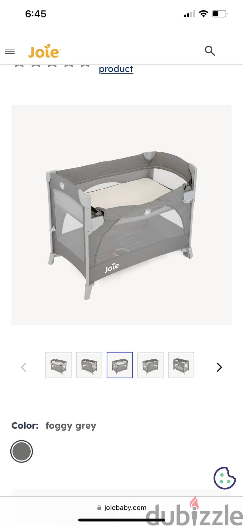 Joie baby bed 3