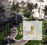 Furnished apartment for rent, super-luxuriously finished, in Cairo Festival City (Aura) – New Cairo; features an open view.