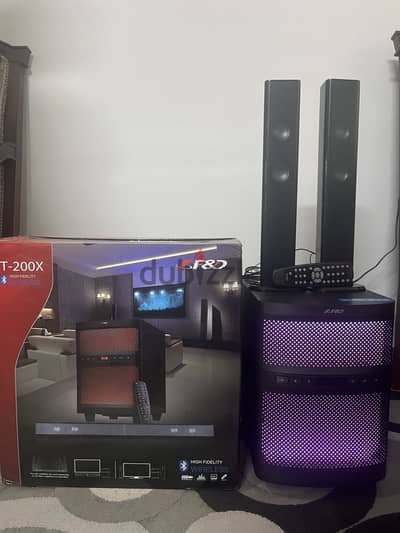 ساوند سيستم F&D T-200X 2.1 – حالة ممتازة