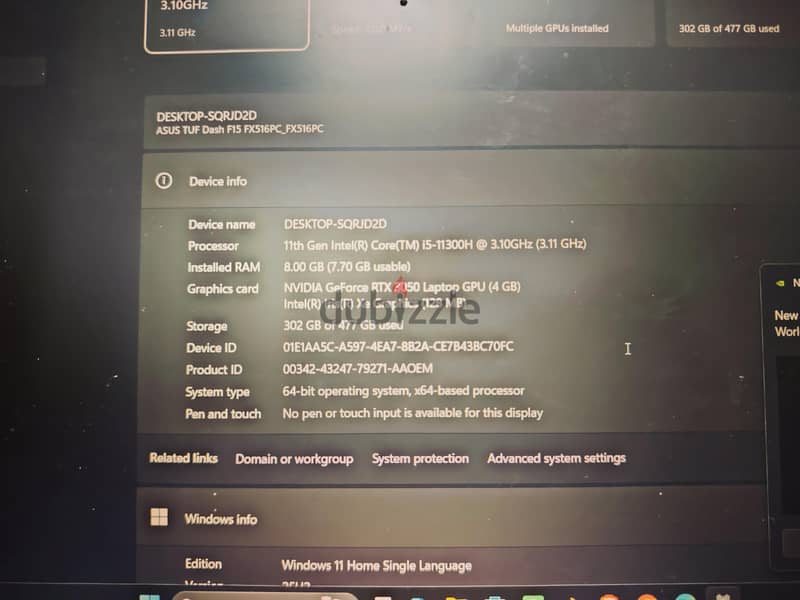 asus tuf15 3